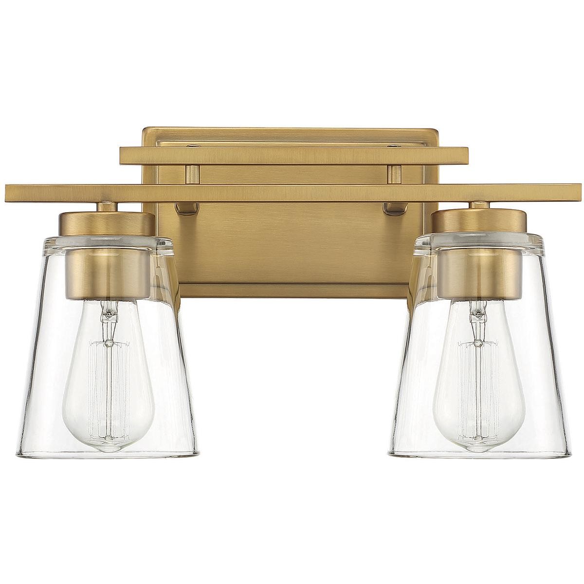 Savoy House Lighting 8-1020-2-322 Calhoun Bathroom Vanity Light Warm Brass