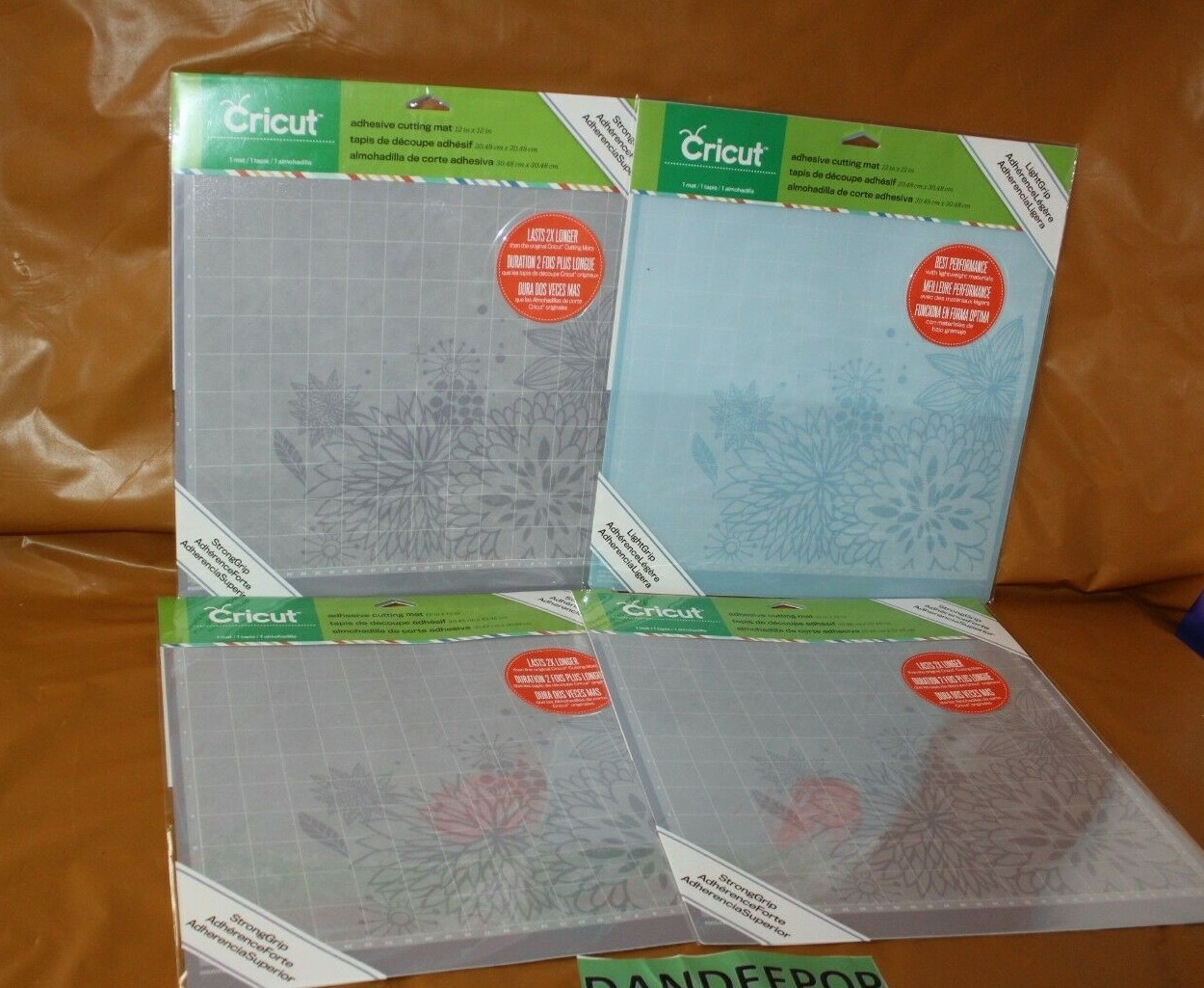 4 Piece Cricut Adhesive Cutting Mats 12 x 12 Strong And Light Grip 2001976 77