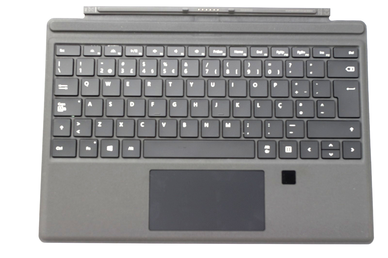Microsoft Surface Pro 4 Type Cover With Fingerprint Black Portuguese Version