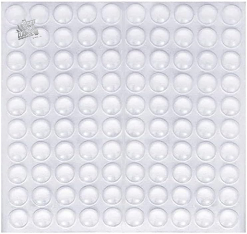 100 pcs shock absorber, rubber stickers silicone transparent bumper
