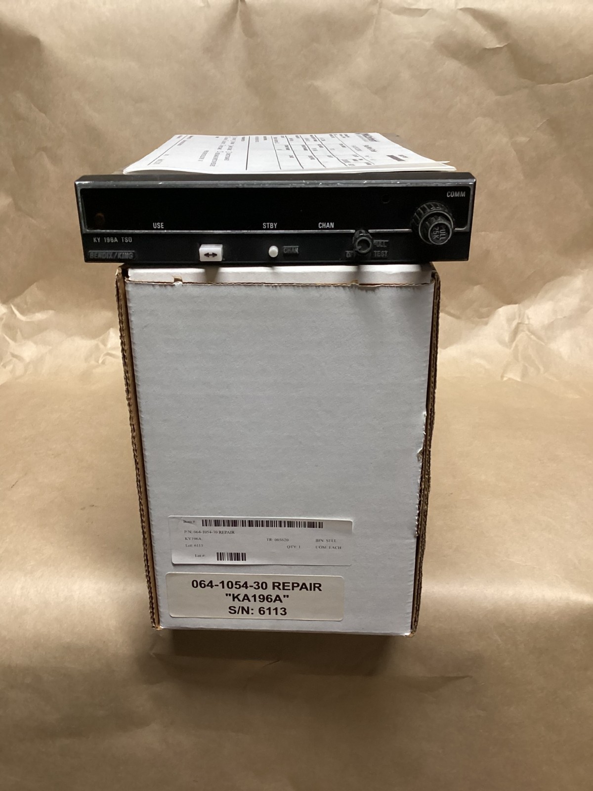 064-1054-30 REPAIR - KY196A VHF Communication Transceiver