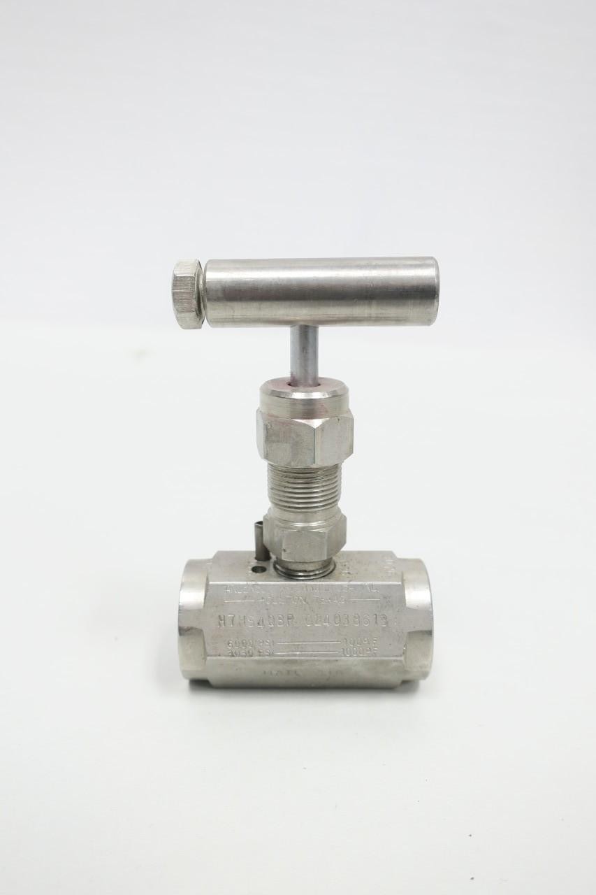 Anderson Greenwood H7HS4QBP 024038613 Stainless Needle Valve 6000psi 3/4in