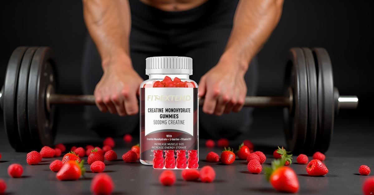 creatine gummies 5g 2 PACK & 60 DAYS creatine monohydrate gummies 5000mg - BERRY