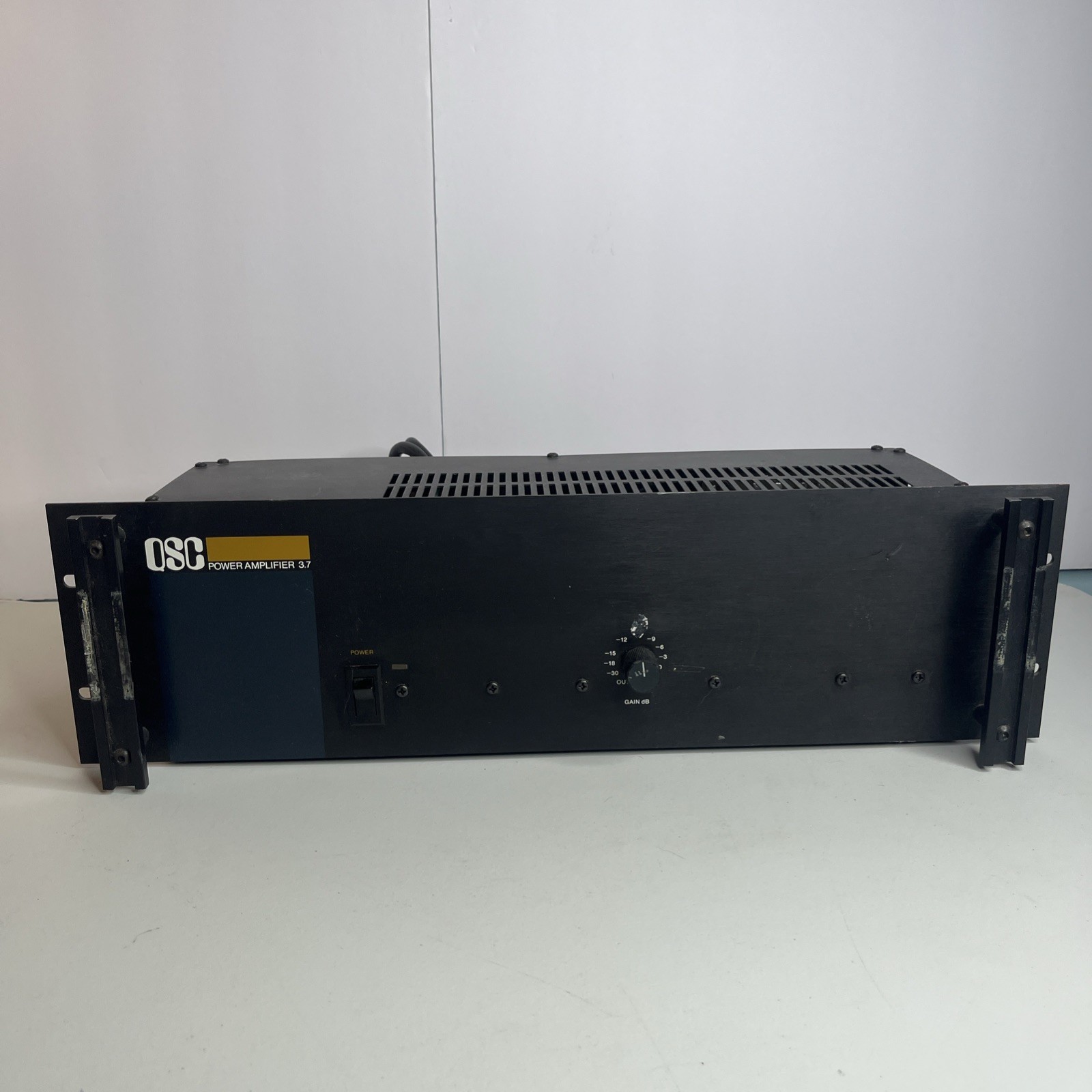 Vintage QSC Power Amplifier A3.7 Made In USA