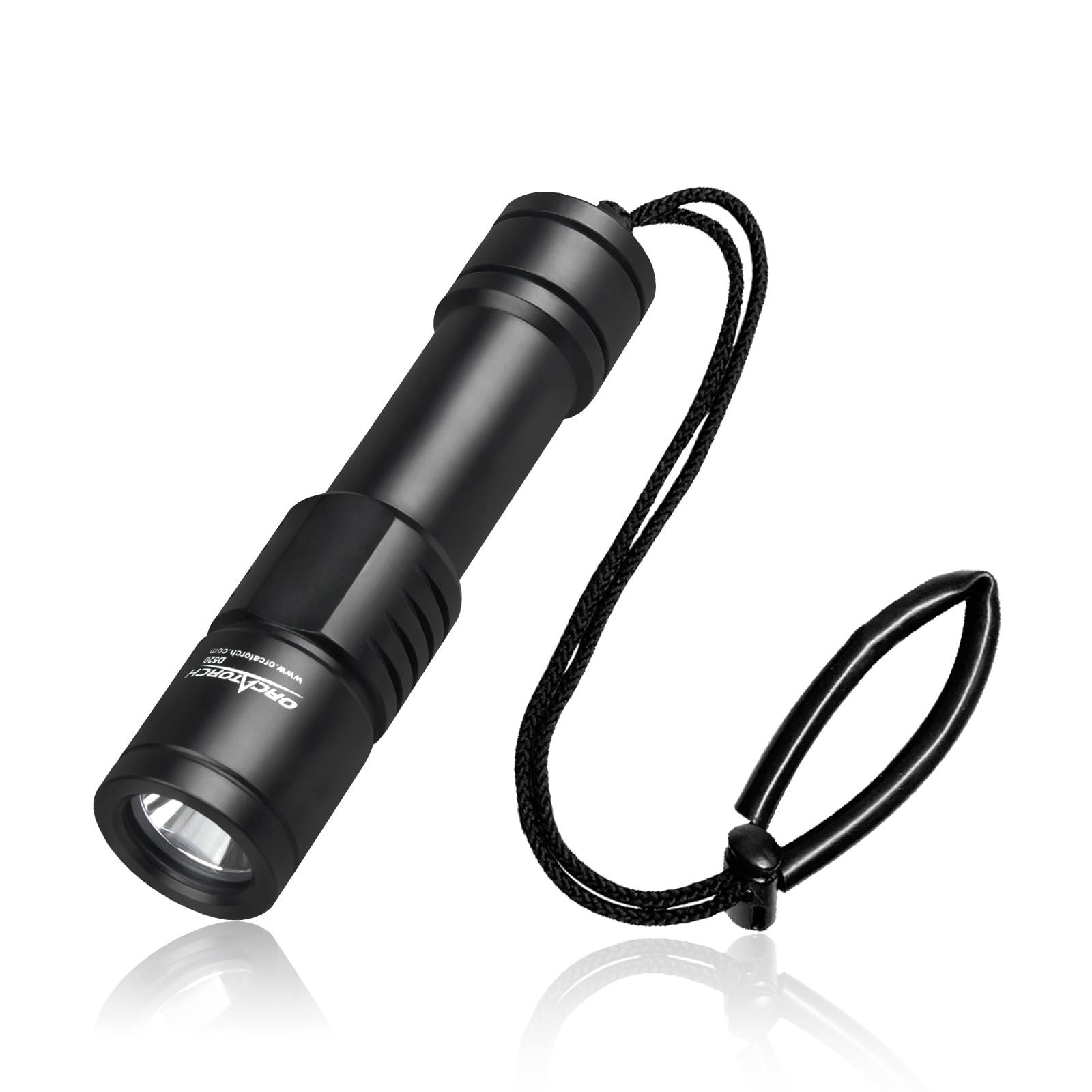 ORCATORCH D520 Scuba Dive Light 1000 Lumens Compact Diving Flashlight IP68 Wa...
