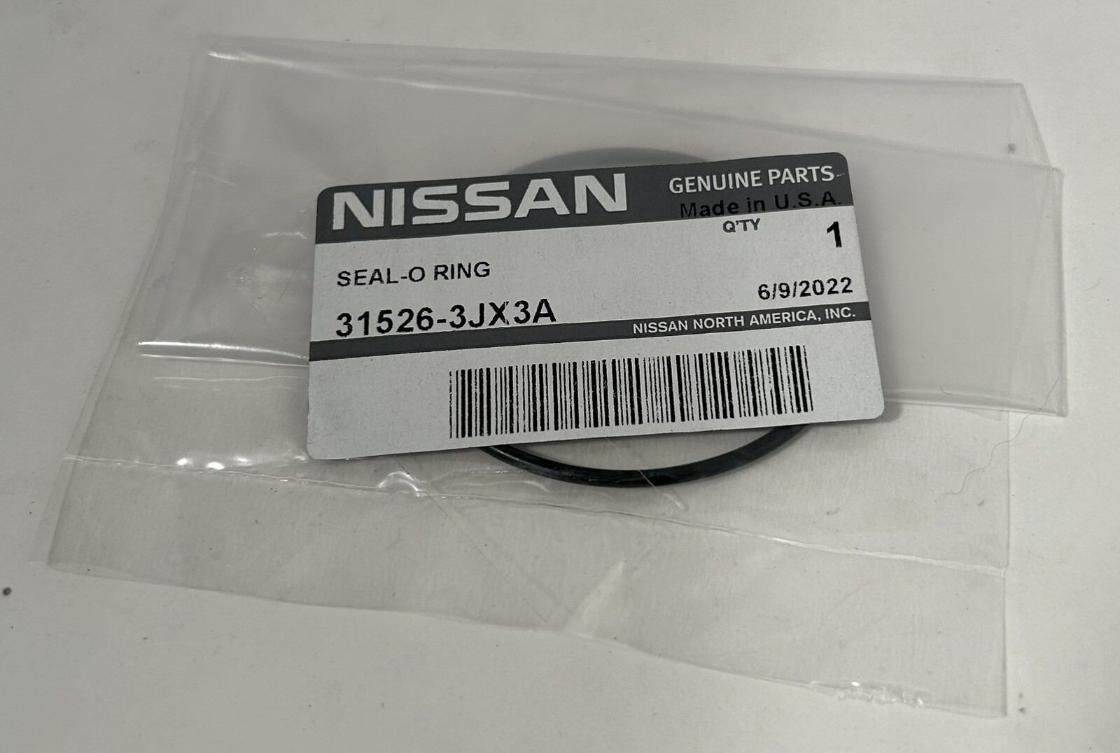 GENUINE OEM RE0F11A JF015E CVT Oil Cooler O-Ring Seal for Nissan 31526-3JX3A