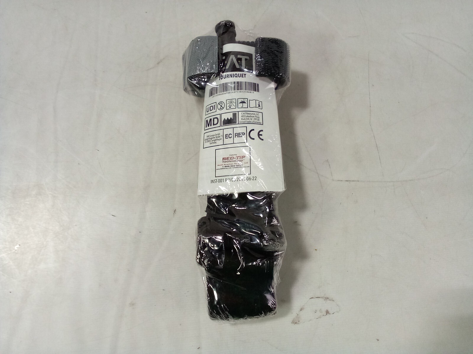 USMC Tactical Black CAT NA Rescue Red Tip Technology Tourniquet