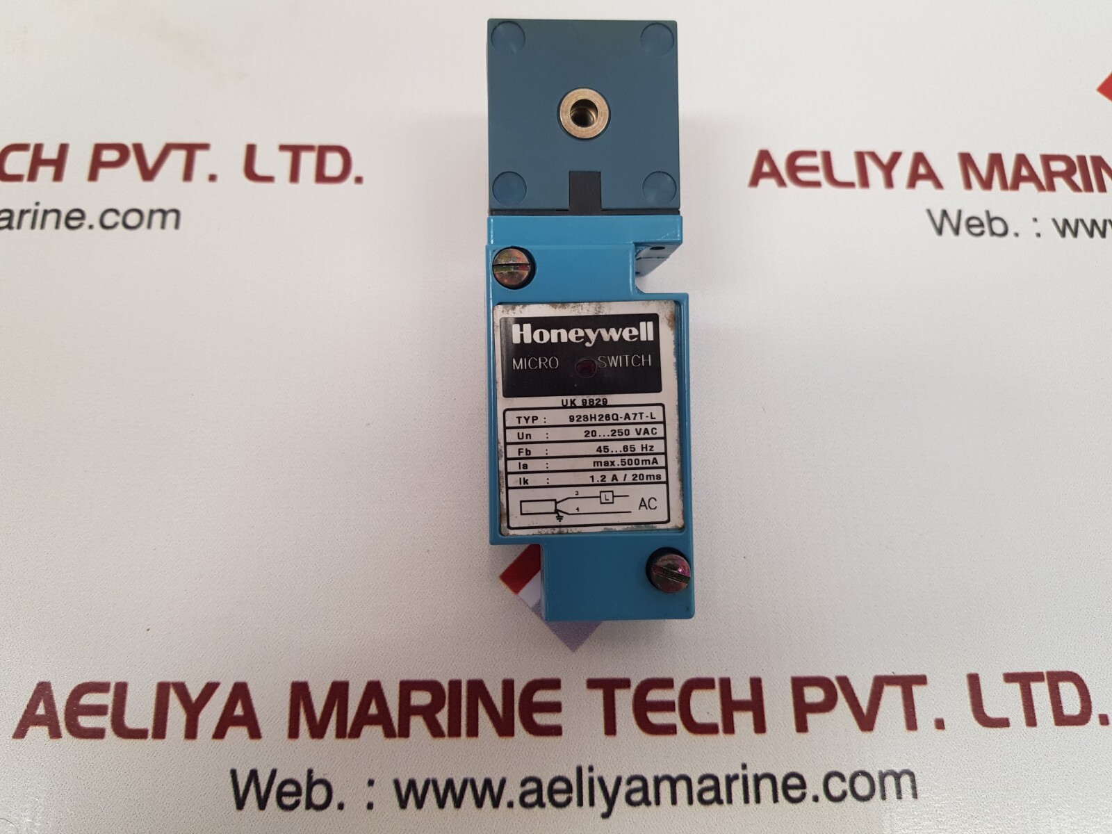 Honeywell 928H26Q-A7T-L Micro Switch 20-250VAC 45-65Hz