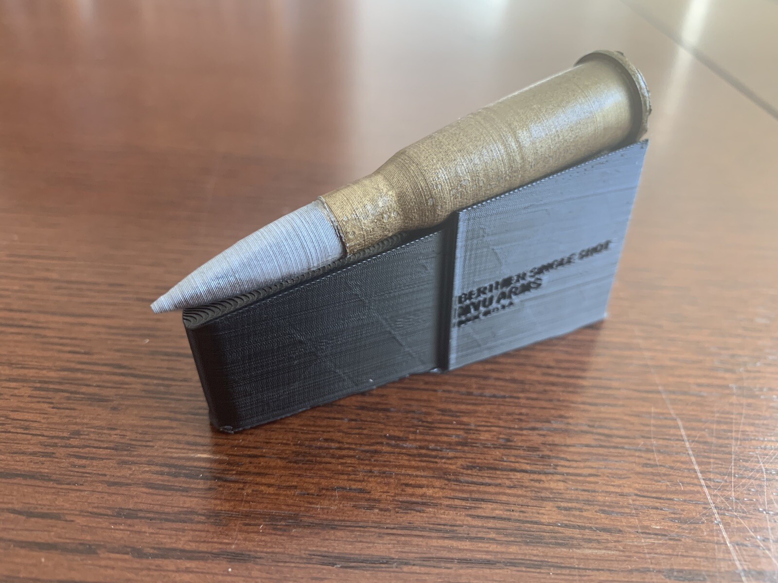 French Berthier single shot en-bloc adapter / sled / clip