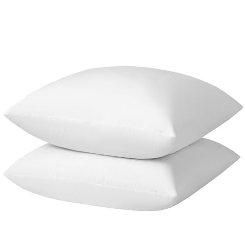 Euro Pillow Inserts inchs - Feather and Down Fill - Cotton Fabric - Set 30x30
