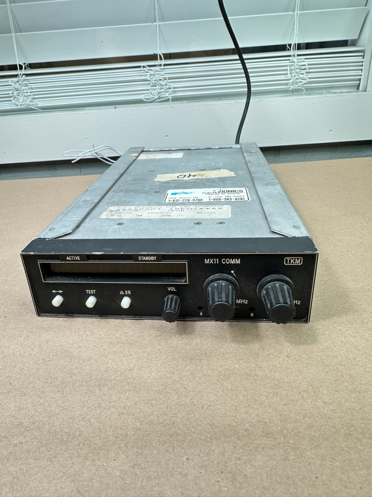 TKM MX11 Comm Radio 12V + Tray (D2774)