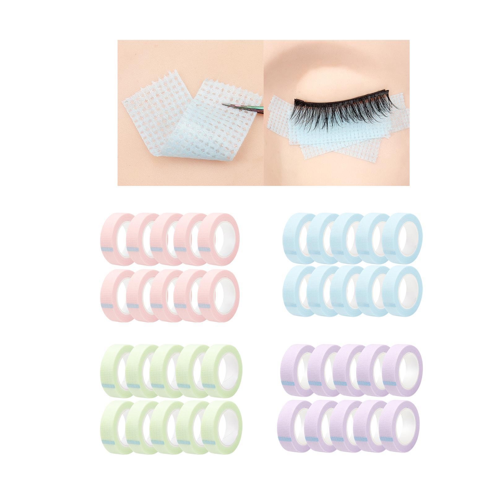 10 Pieces Eyelash Tapes Eyelash Tape Anti Sensitive with Holes Eyelash Extension