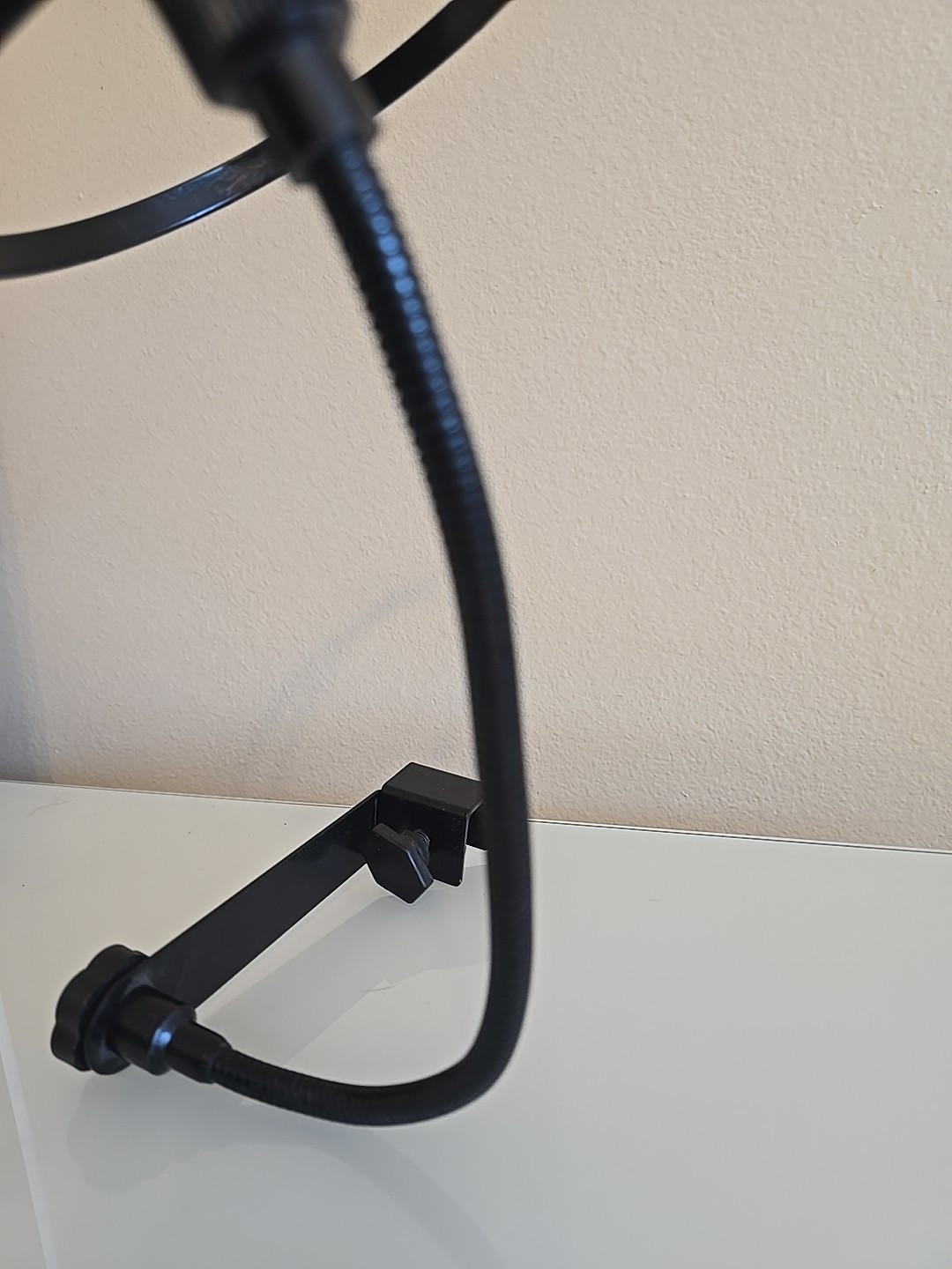 Mic/Vocal Pop Stopper DIY Heavy-Duty Black Recording Studio Microphone Stand