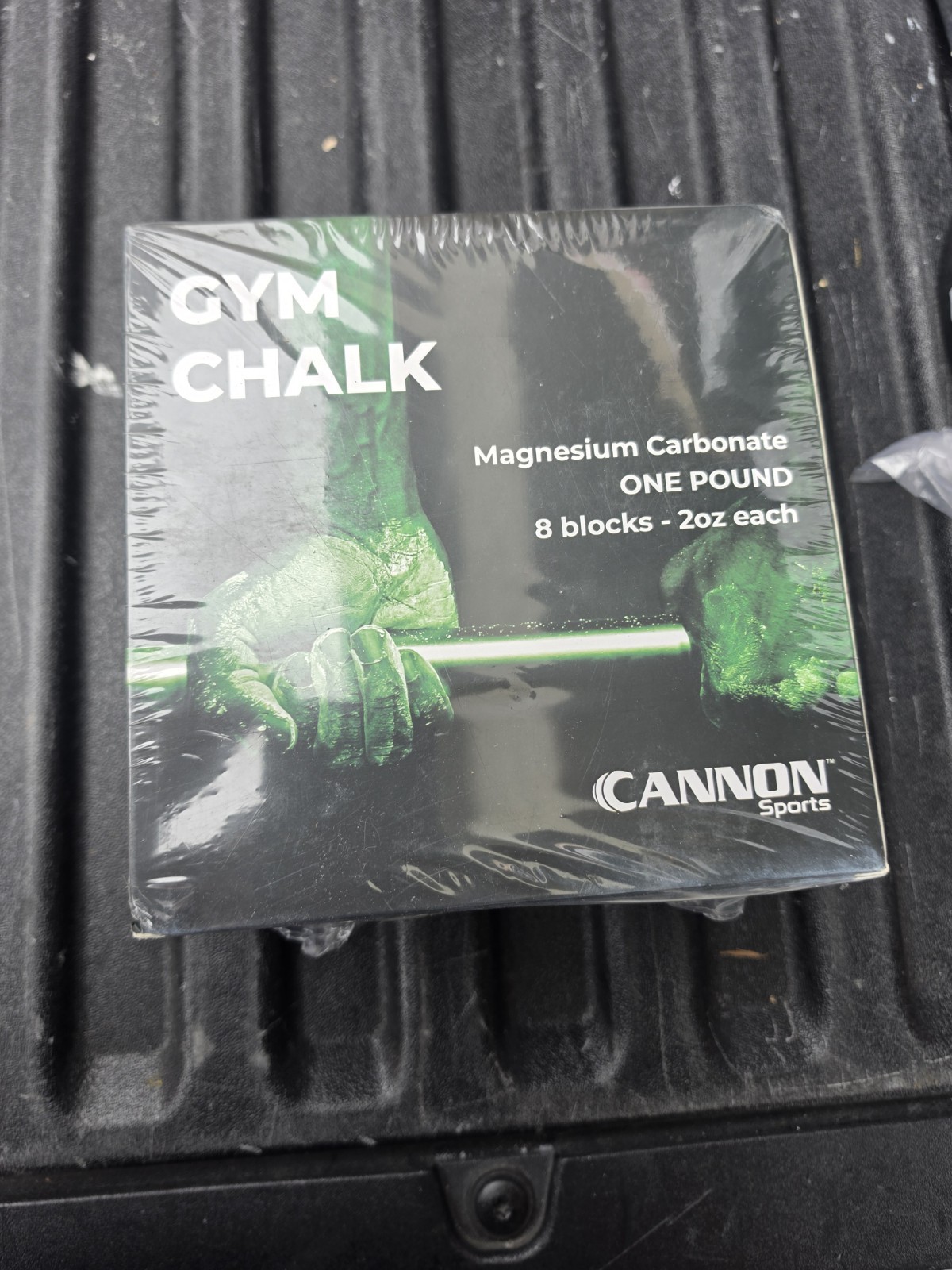 Cannon Sports Gym Chalk 1LB (Eight 2Oz Blocks) Crushable Chalk for Weight Lifti