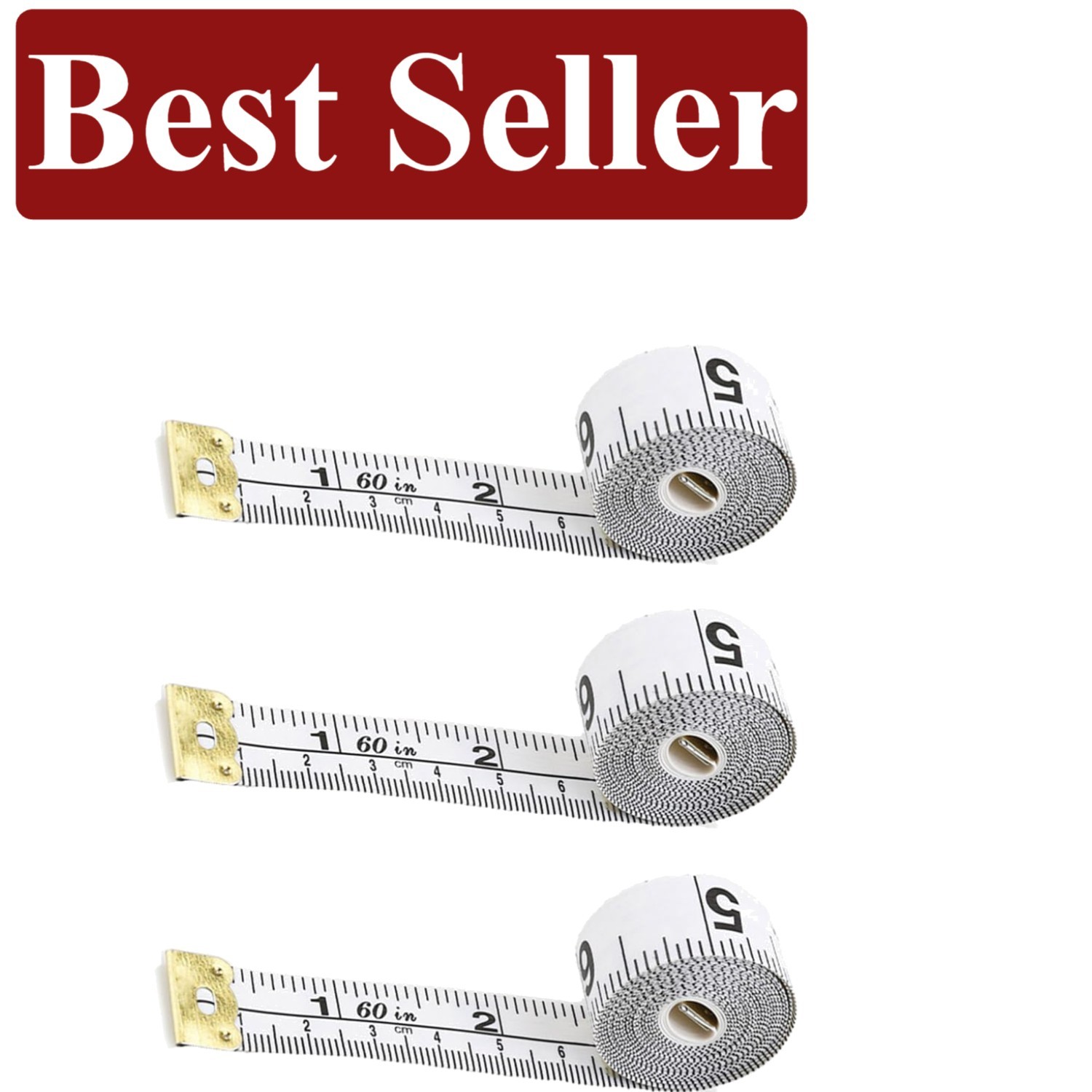 Precision 60-Inch Fabric Measuring Tape - Ideal for Body Measurements & Crafts