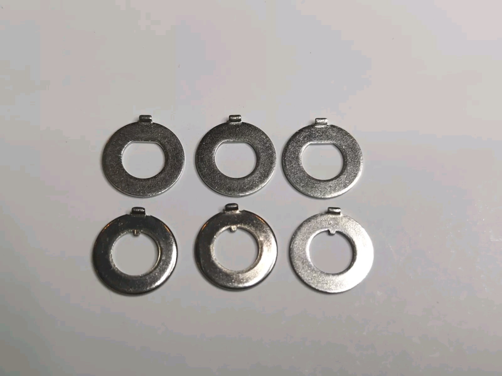 Lot of 6 C&K HDWR SW Locking Ring  1/4" Switch Bushing