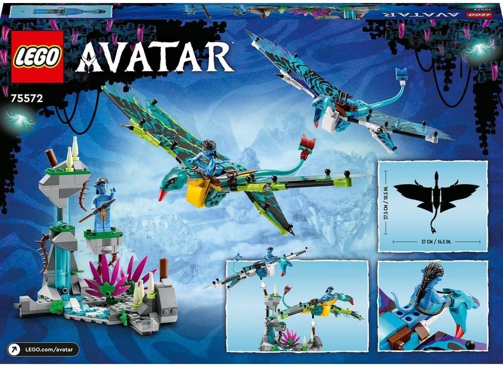 LEGO Avatar 75572 Jake & Neytiri First Banshee Flight 572 PCS Kids Ages 9+ Rare
