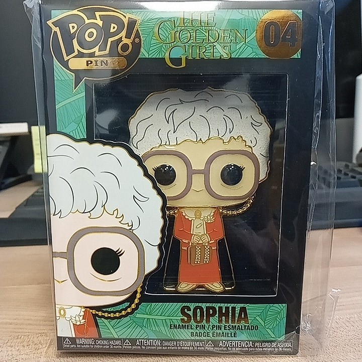 Funko POP! Pins Golden Girls Sophia #04 New Sealed- Free Shi[