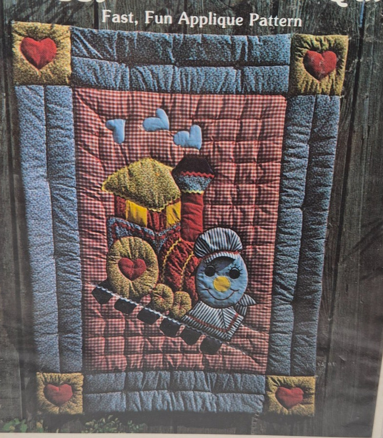 VINTAGE! UNCUT! Chuggy Choo-Choo Quilt Pattern by The Gingham Goose