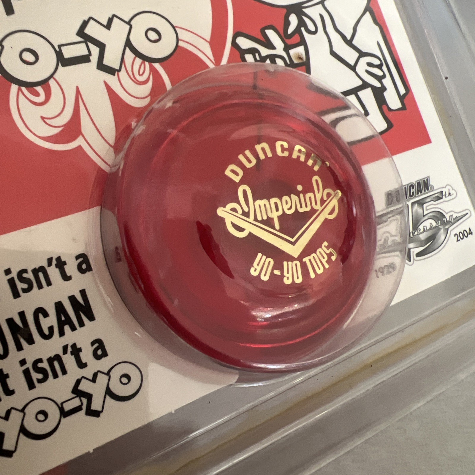 Duncan Imperial Chevron Yo-Yo 2004 White 75th Anniversary Replica MINT IN PACK