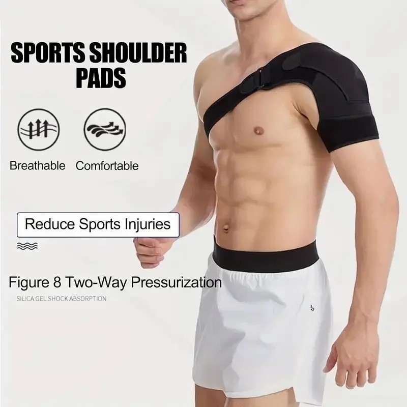 Shoulder Brace Support Compression Sleeve Torn Rotator Cuff Relief Joint AC Pain