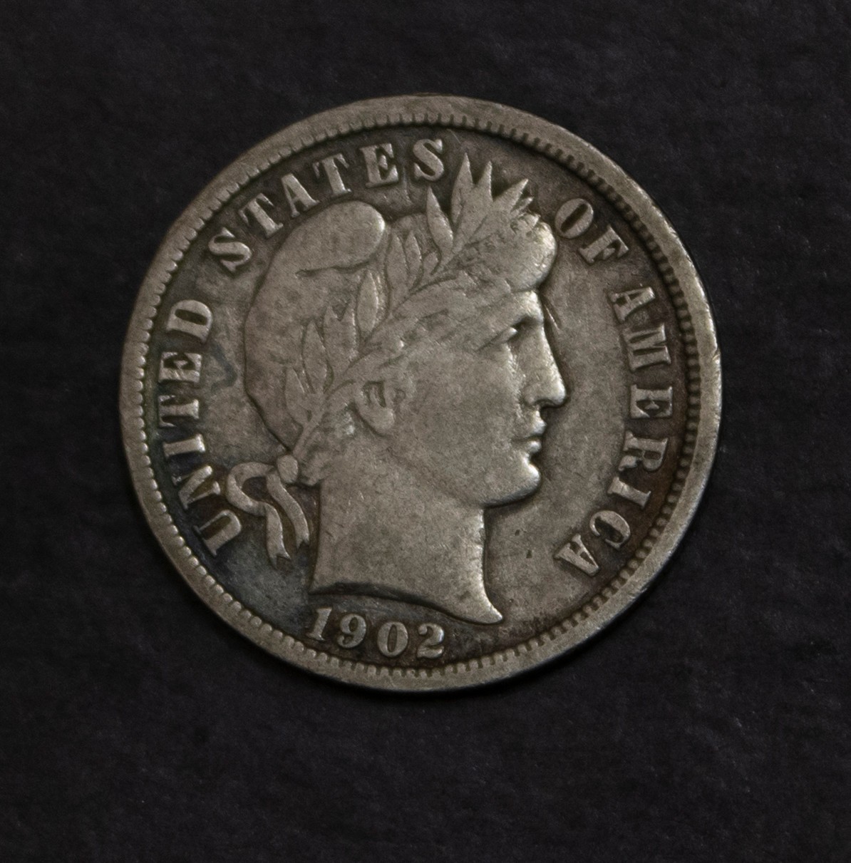 1902 Barber Dime VF  Lot 5392