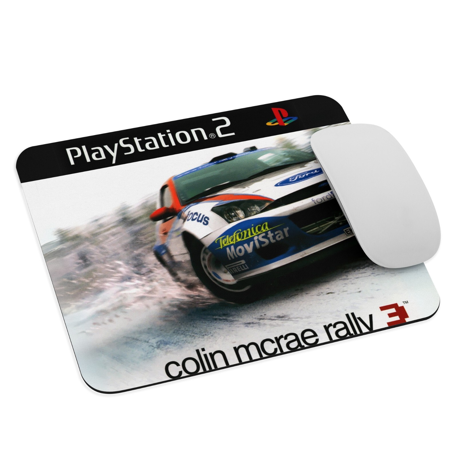 PlayStation 2 / Colin McRae Rally 03  - Mouse Pad NEW 9.5" x 7.75"