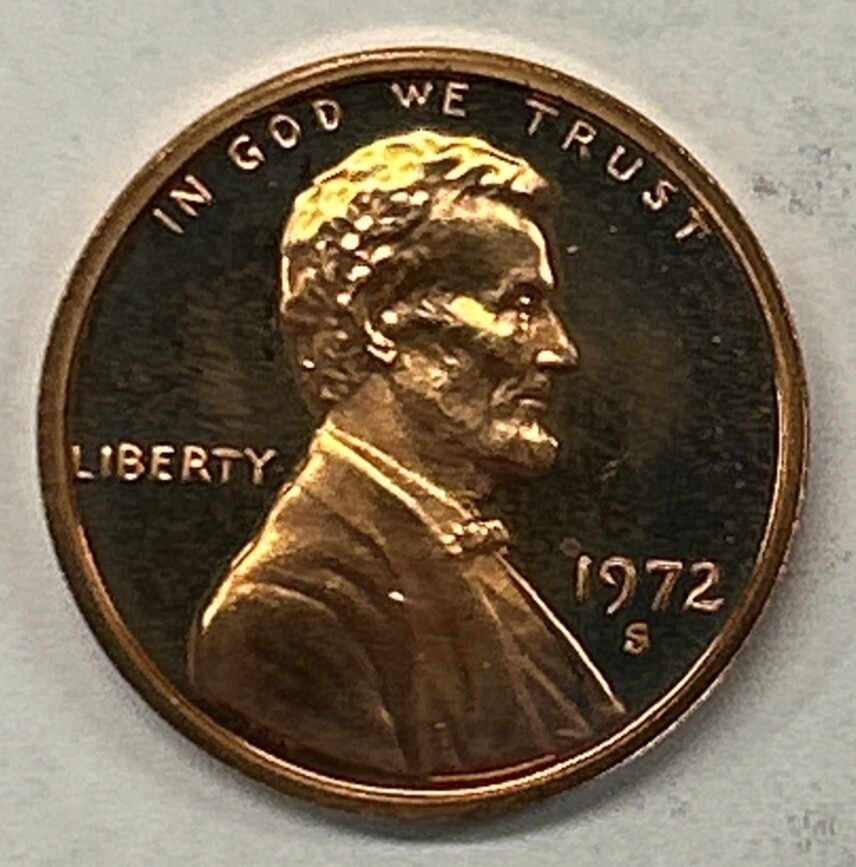 1972 S Proof Lincoln Cent