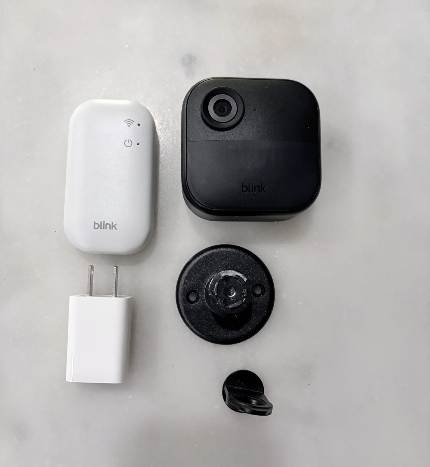 Blink Outdoor 4-Core-Wireless Battery Operated Smart Security Camera Black