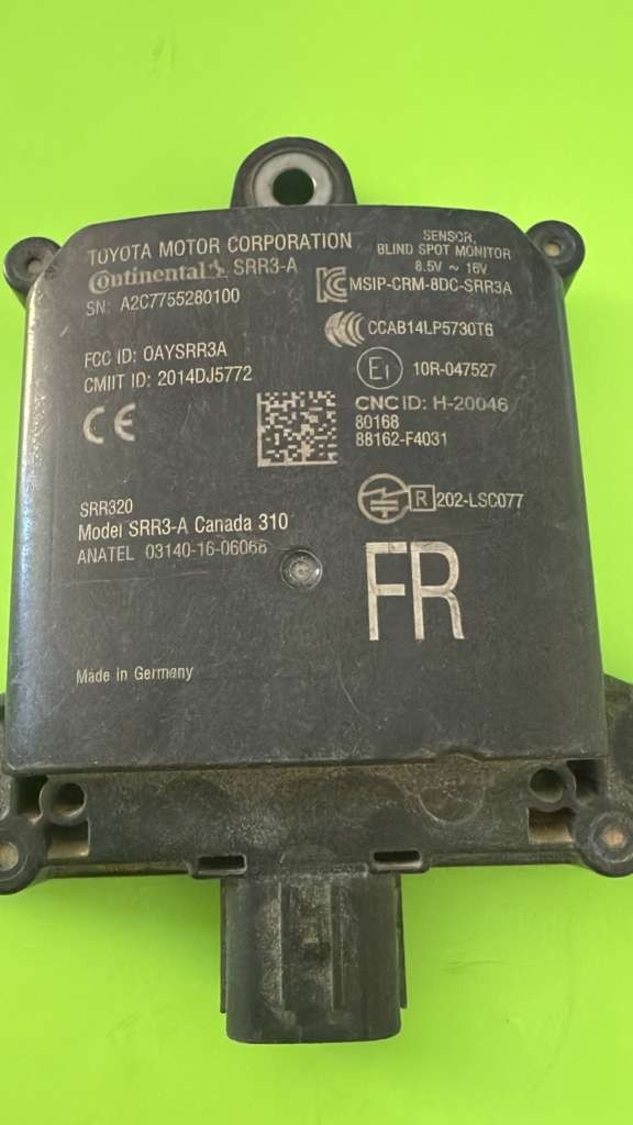 20 21 22 TOYOTA CH R REAR BLIND SPOT MODULE 88162 F4031