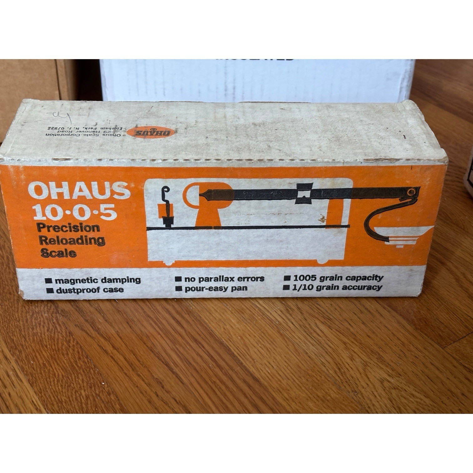 OHAUS 10-0-5 Precision Reloading Scale Balance Beam w/ Box & Instructions