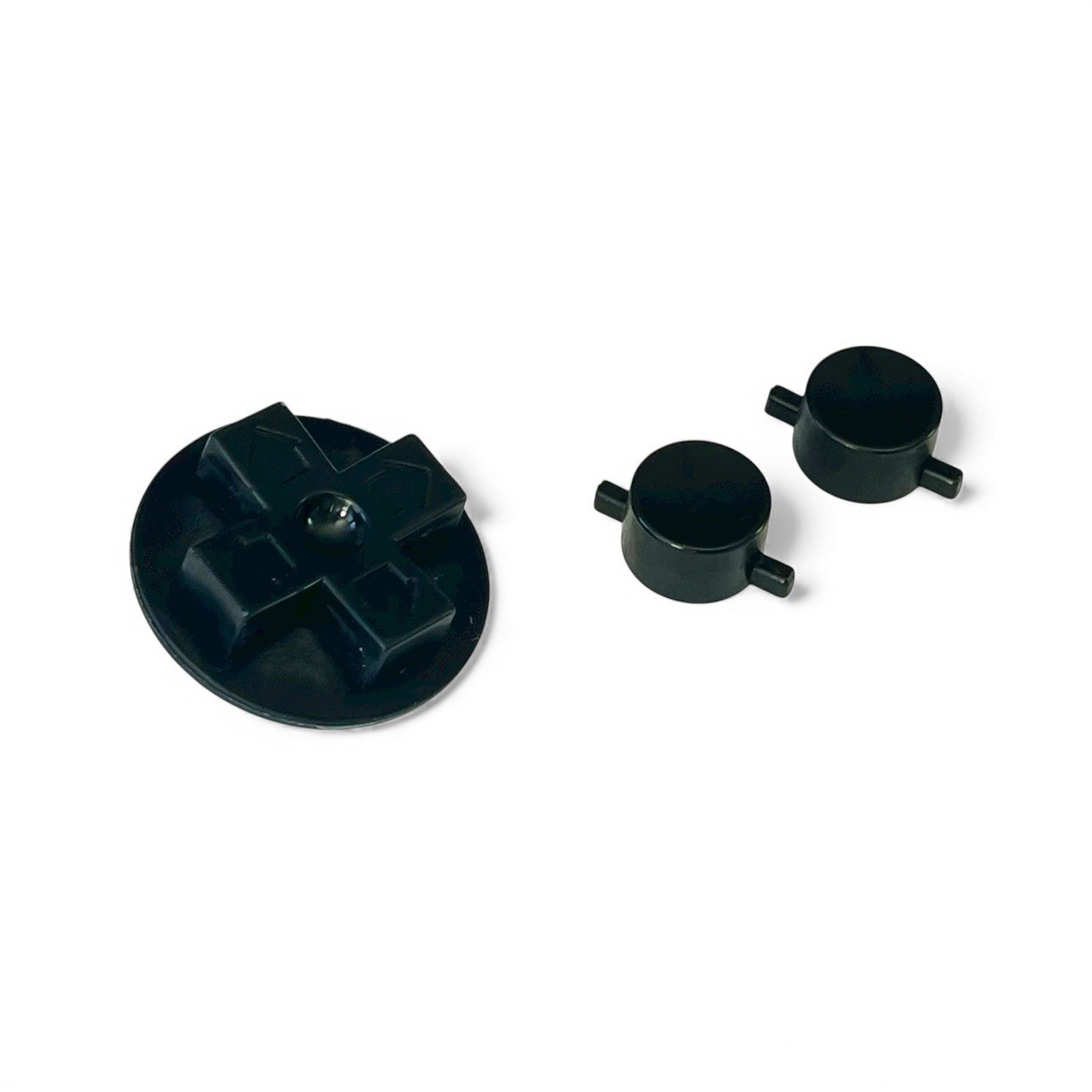 Original Nintendo Famicom / NES / Game Boy Button Set A + B + D-pad OEM Black