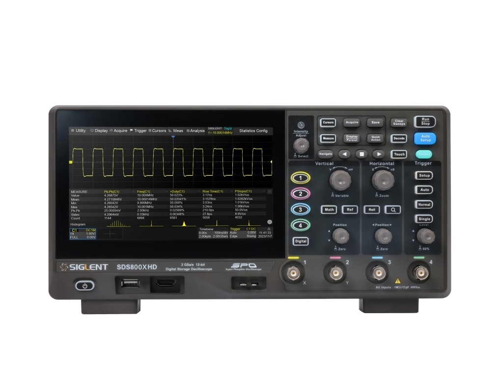 Siglent SDS804X HD - Mixed Signal Oscilloscope (4 Channel / 70 MHz)