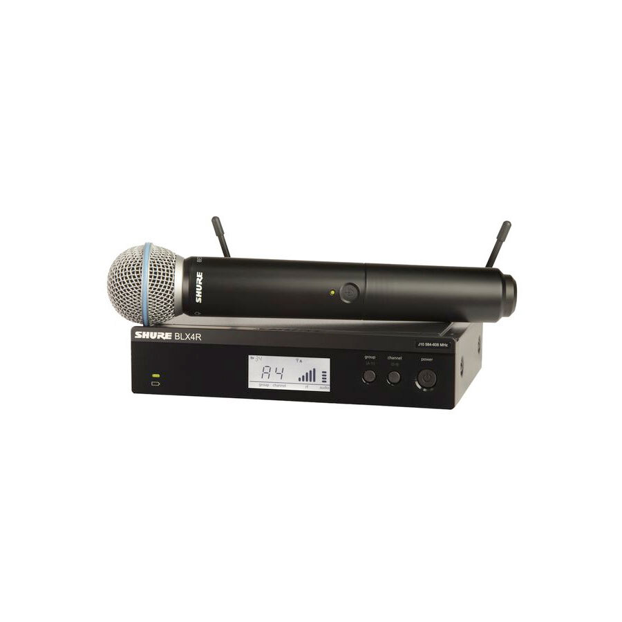 Shure BLX24R/Beta58 H11 Wireless System with Rack Receiver & Beta 58, New!