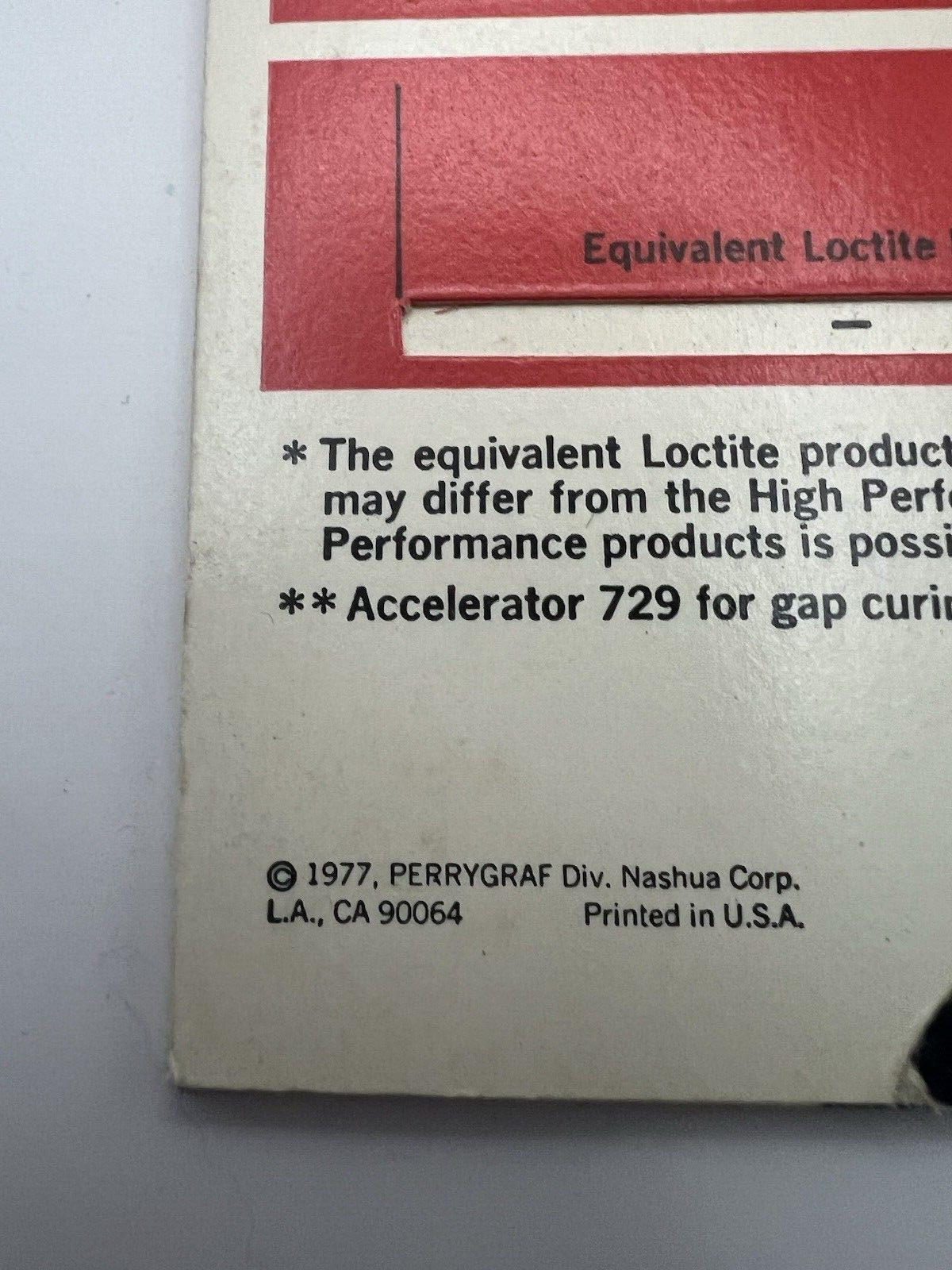 Vintage LOCTITE Adhesive Problem Solver Slide Rule Selector Perrygraf 1977 USA