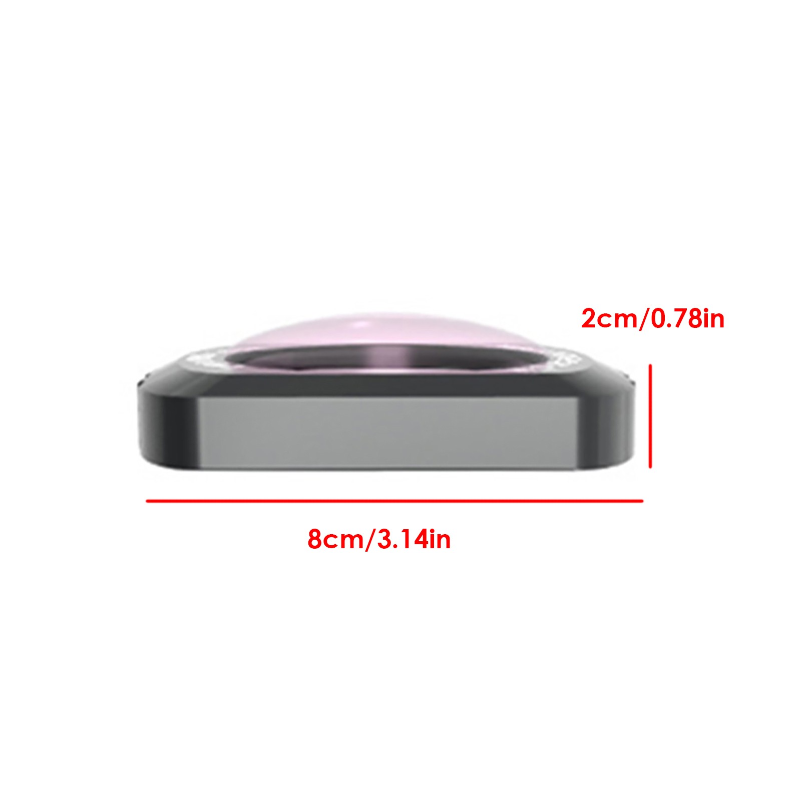 1Pc 10X Macro Lens Filter For DJI Osmo Pocket 3 Camera Replacement Part;