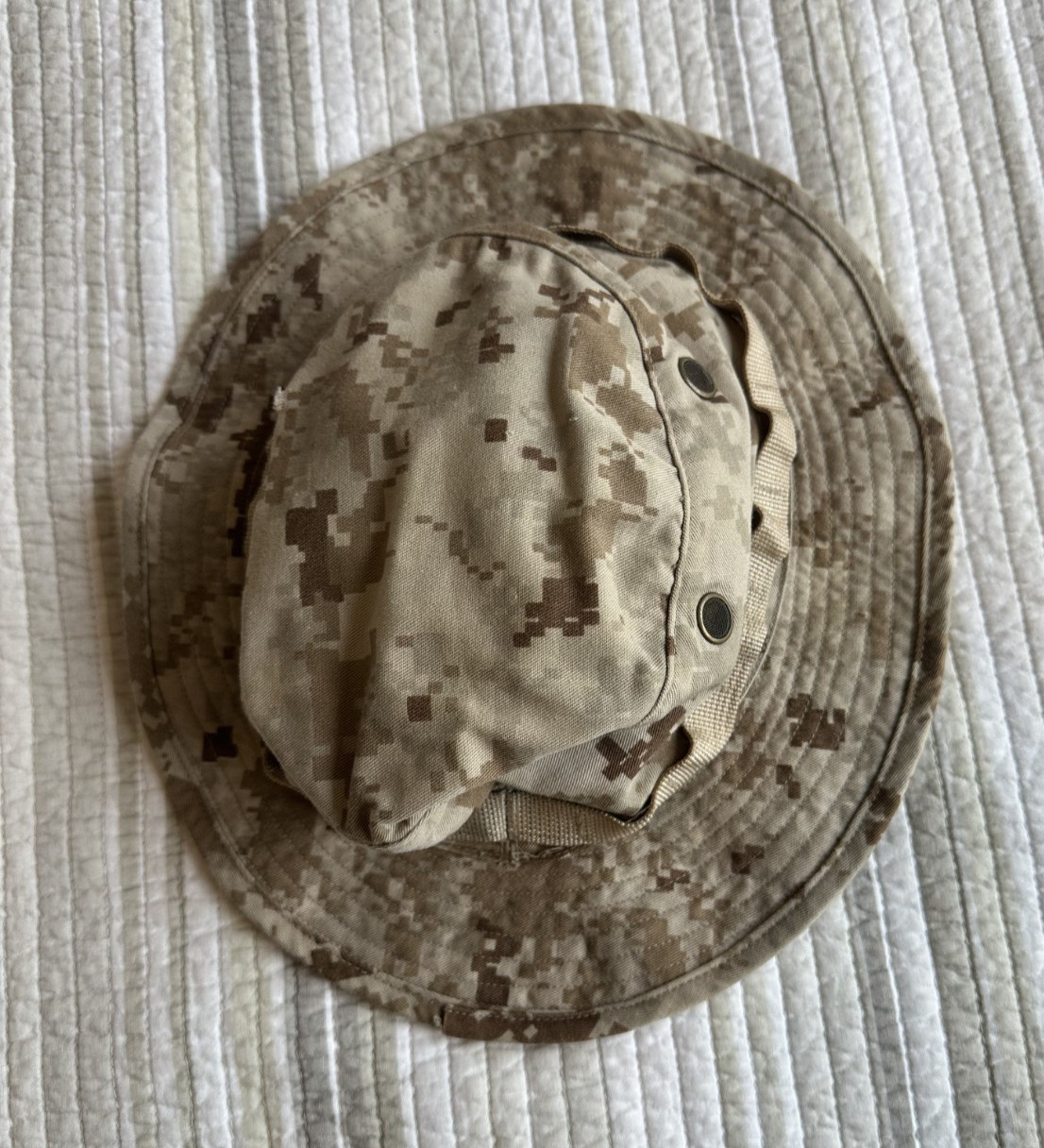 USMC DESERT MARPAT BOONIE HAT - SIZE SMALL