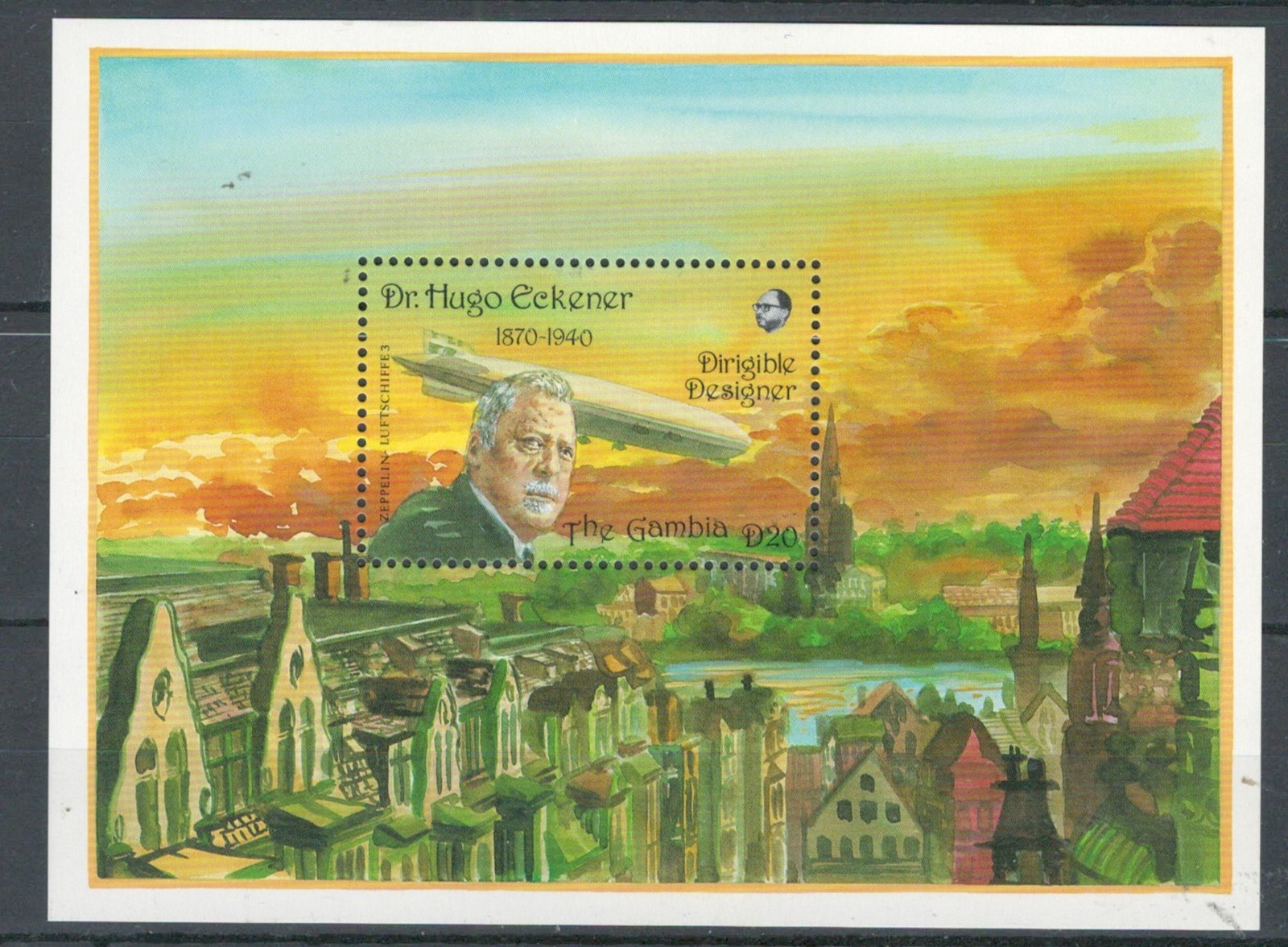 GAMBIA BRITISH AFRICA AVIATION COMMEMORATIVE MH  SOUVENIR SHEET Lot (BRCL 230)