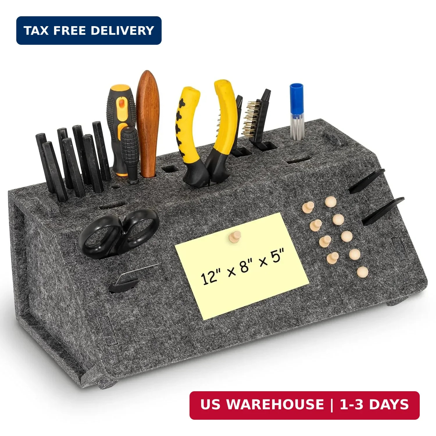 3D Printer Tools Storage Box, Desktop Detachable Organizer for 3D Pr