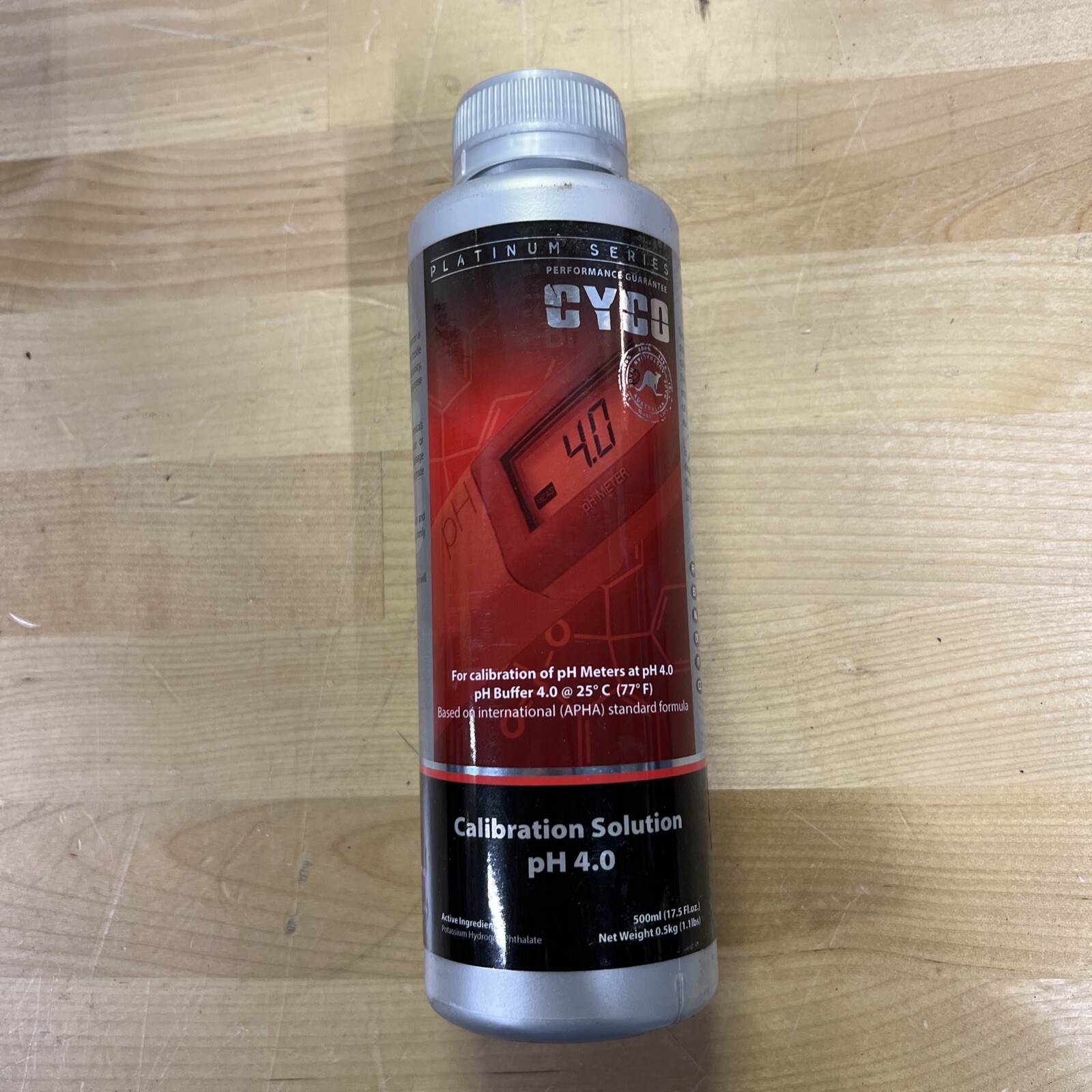 CYCO pH Calibration Solution Kit pH 4.0 500-mL Bottles (2 PACK)