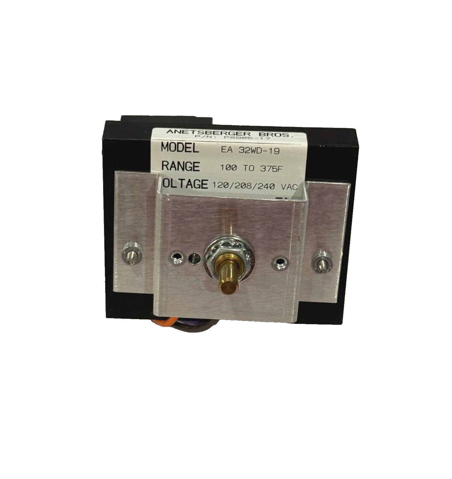 ANETS P8905-17  THERMOSTAT CONTROL 100 - 375F DEGREES