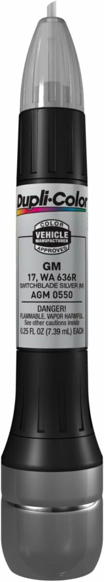 Dupli-Color All-in-1 Touch Up Paint GM Switchblade Silver (M) AGM0550 0.5 OZ