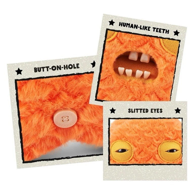 Fuggler Butt Ugly Pets Cod Father Gold Fish Soft Toy by ZURU