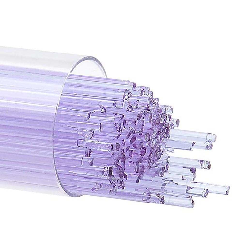 Bullseye Stringers Approx. 2MM.DIA.x17.75"L. Neo-Lavender Transparent 90 COE.