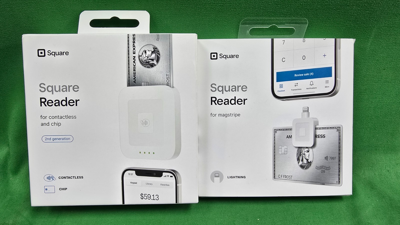 Square Reader For Contactless/Chip & Reader For Magstripe For Iphone NEW (E3)