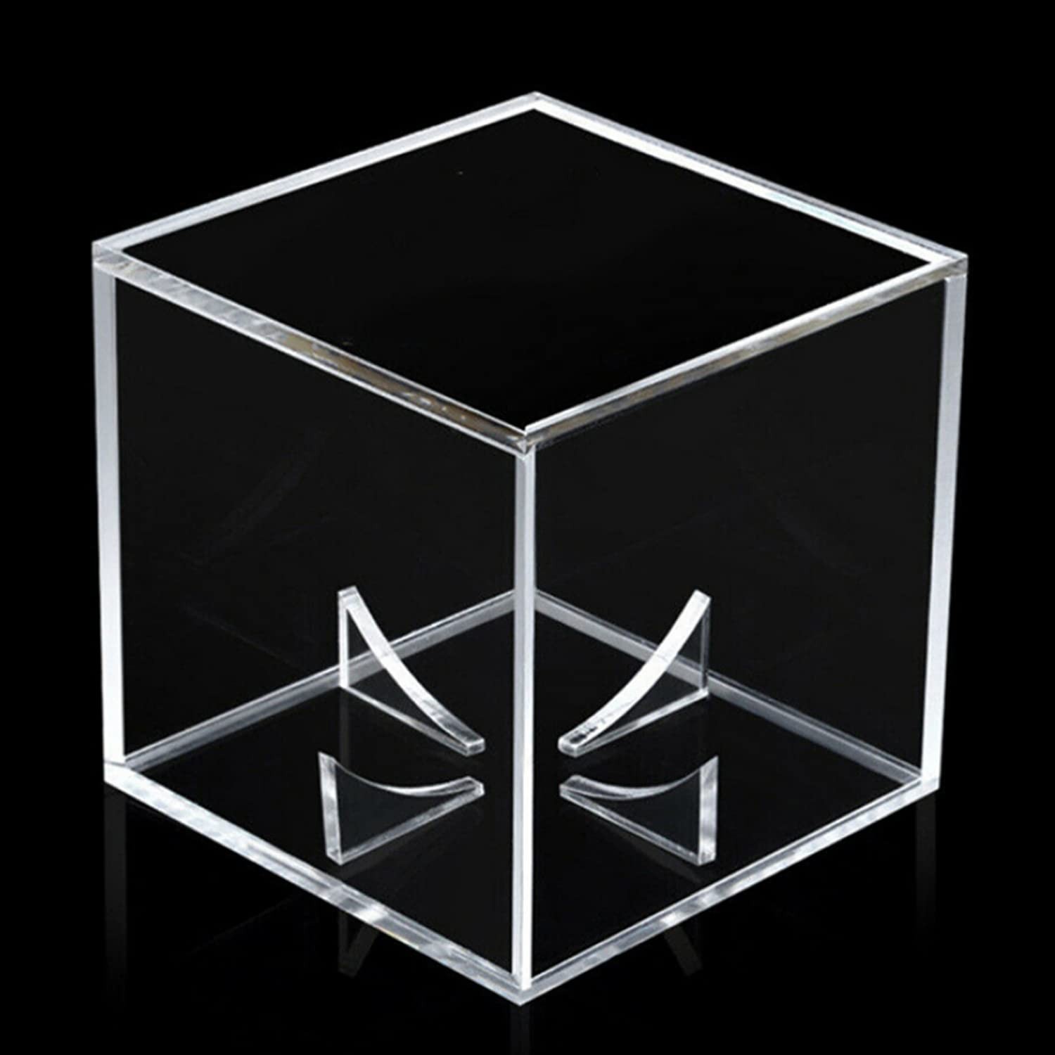 Baseball Display Case 4 Pack Acrylic UV Protection Storage Box