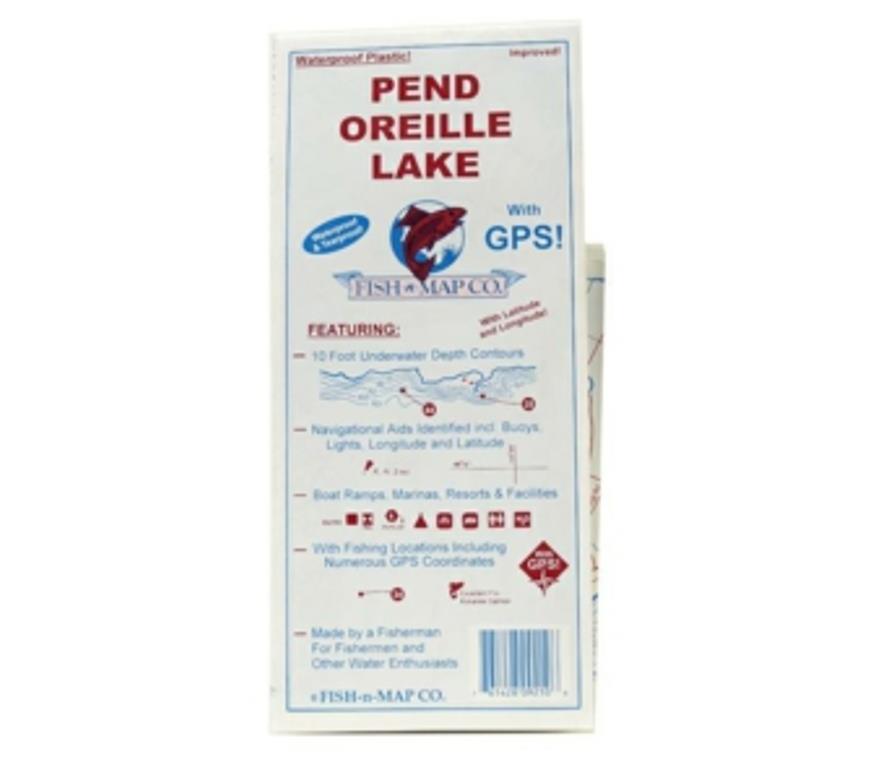 Fish-N-Map Company Fishing Maps Washington Idaho Oregon Lakes Rivers Choice NEW