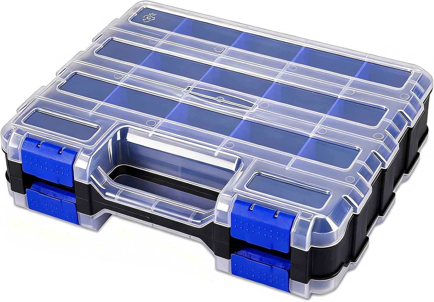 AIDY-PRO Double Side 34-Compartment Small Parts Organizer, Removable Dividers