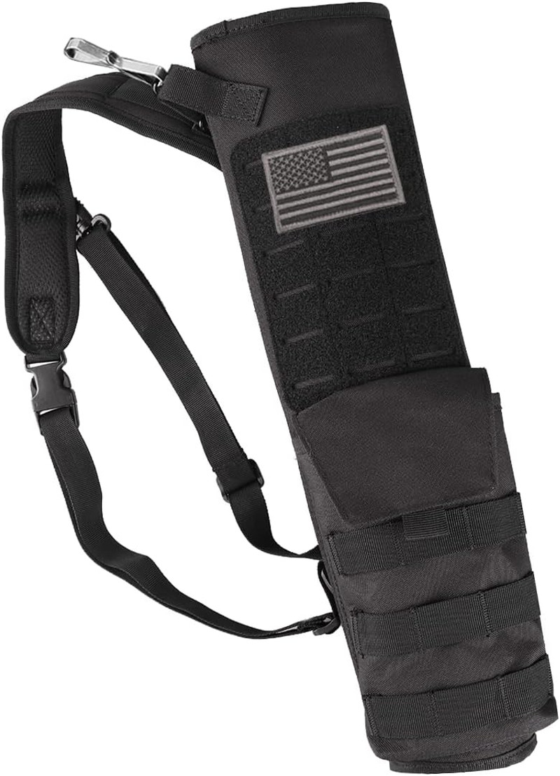 Archery Lightweight Back Arrow Quiver Dual Use Foldable Compact Hip Arrows Bag w
