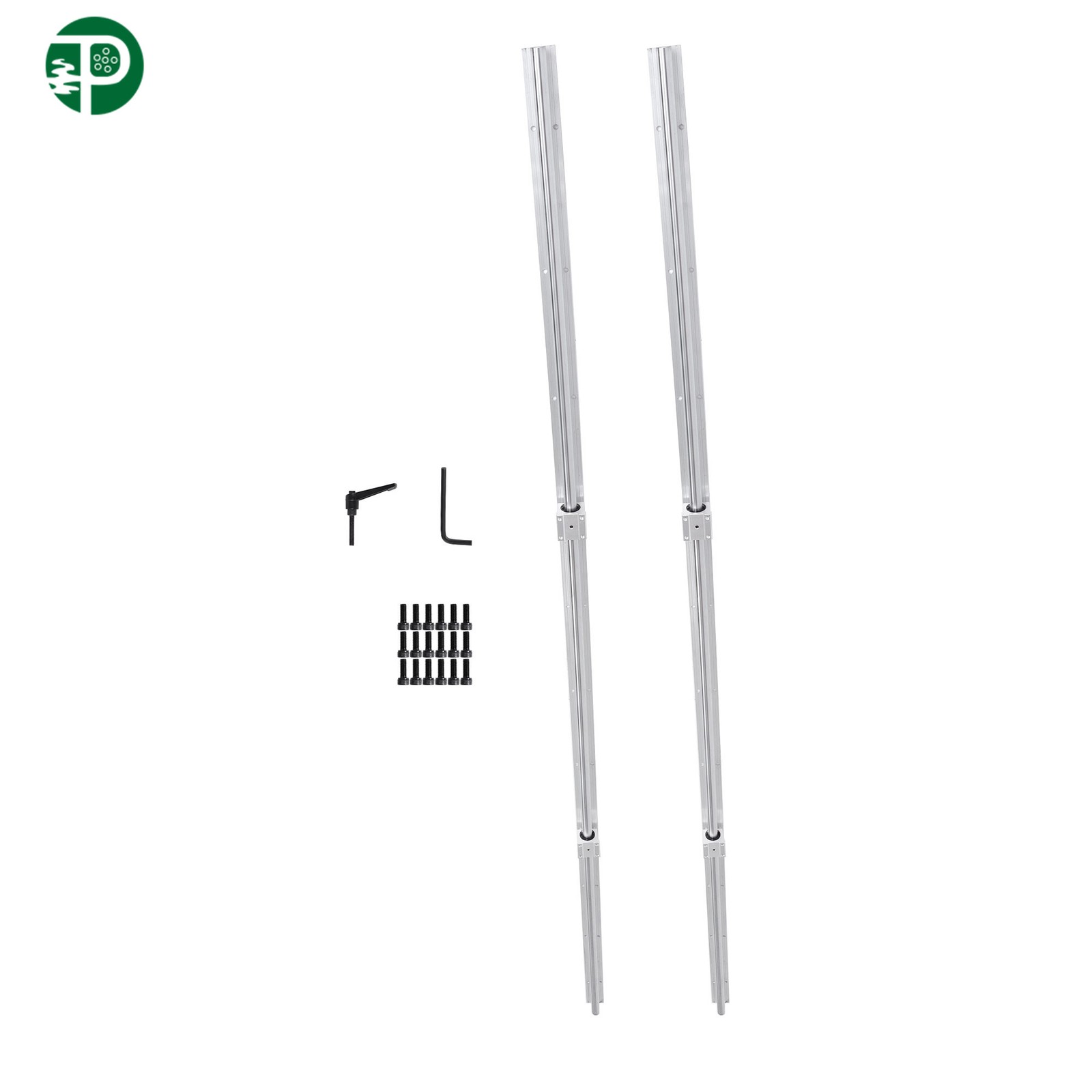 For DIY 2Pcs SBR20-2200mm Linear Guide + 4Pcs SBR20UU Square Bearing Blocks
